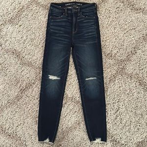 American Eagle Super Hi-Rise Jegging Size 00 X-Short